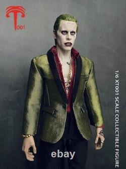 XT001 1/6 Joker Jared Leto Green Suit Full Set 12'' Action Figure Doll Model Toy