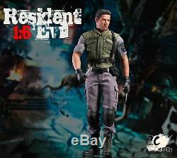 ZC Toys 1/6 Chris Redfield Full Set Resident Evil Collectible Action Figure Toy