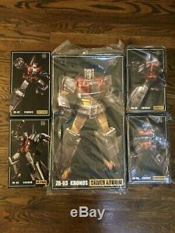 Zeta Toys Kronos Full Set of 5 Transformers Masterpiece Superion New Sealed USA