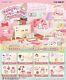 (candy Toy Goods Only) My Melody And Strawberry Room Box All 8 Sets (full Set)