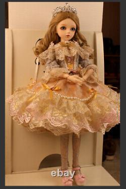 1/3 Bjd Doll Ball Jointed Girl Corps Avec Ensemble Complet Wig Chaussures Jouets Élégants