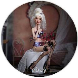 1/4 Queen Bjd Doll Msd Résine Ensemble Complet Maquillage Ballon Joint Russe Figurine Jouet