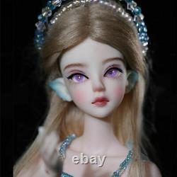 1/6 Bjd Doll Girl Elves Ear Yeux Gratuits + Visage Vers Le Haut Accessoires De Jouets En Résine Cadeau Complet