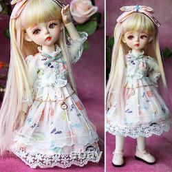 1/6 Bjd Doll Girl Upgrade Maquillage Ensemble Complet Chaussures Perruques Yeux Changeables Jouets