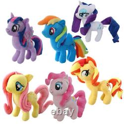 30cm/12 My Little Pony Pinkie Pie Rainbow Dash En Peluche Jouet Anime Poupées Farcies Royaume-uni