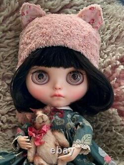 Amelie Ooak Custom Blythe Par Lelioartdolls Full Set + Jouet