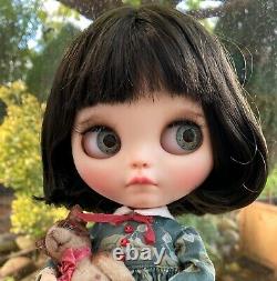 Amelie Ooak Custom Blythe Par Lelioartdolls Full Set + Jouet