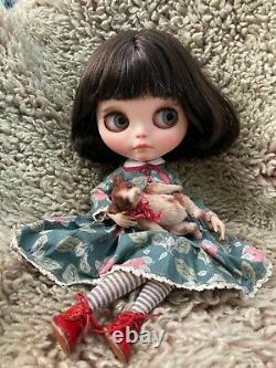 Amelie Ooak Custom Blythe Par Lelioartdolls Full Set + Jouet