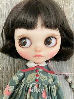 Amelie Ooak Custom Blythe Par Lelioartdolls Full Set + Jouet