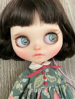 Amelie Ooak Custom Blythe Par Lelioartdolls Full Set + Jouet