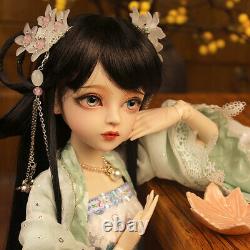Bjd Doll 1/3 Ball Jointed Girl Dolls Free Face Makeup Wig Clothes Toy Full Set