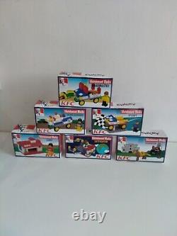 Blocs de construction rares KFC Kentucky Fried Chicken Jouets éducatifs Ensemble complet 6/6