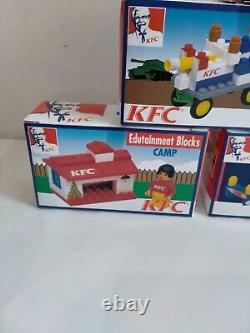 Blocs de construction rares KFC Kentucky Fried Chicken Jouets éducatifs Ensemble complet 6/6