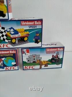 Blocs de construction rares KFC Kentucky Fried Chicken Jouets éducatifs Ensemble complet 6/6