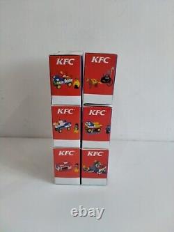 Blocs de construction rares KFC Kentucky Fried Chicken Jouets éducatifs Ensemble complet 6/6