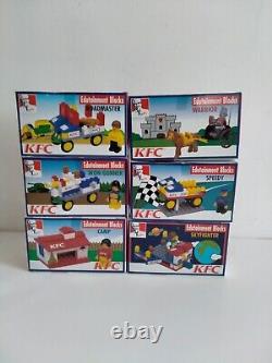 Blocs de construction rares KFC Kentucky Fried Chicken Jouets éducatifs Ensemble complet 6/6