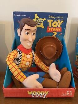Bnip Toy Story 2 Ensemble Complet Jouets En Peluche Woody, Buzz, Jessie & Bullseye
