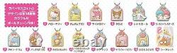 Collection complète de 14 types de jouets mascottes en caoutchouc Pukkuri de personnages Sanrio