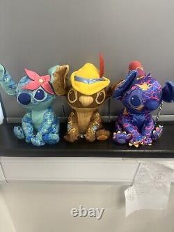 Collection complète de Stitch Crashes Disney Plush en édition limitée 1-12