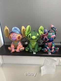 Collection complète de Stitch Crashes Disney Plush en édition limitée 1-12