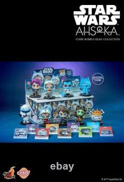 Collection complète de figurines à tête branlante Hot Toys Star Wars AhsokaT Cosbi