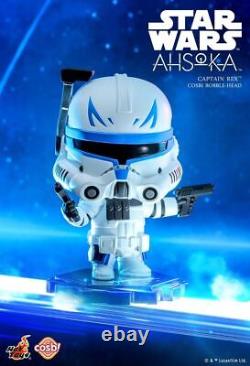 Collection complète de figurines à tête branlante Hot Toys Star Wars AhsokaT Cosbi