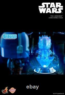 Collection complète de têtes branlantes Hot Toys Star Wars Hologram Cosbi