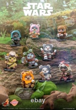 Collection de figurines Cosbi Bobble-Head Ewoks Star Wars Hot Toys (Set de 8)