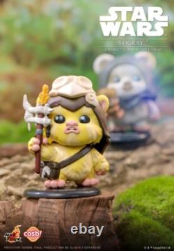 Collection de figurines Cosbi Bobble-Head Ewoks Star Wars Hot Toys (Set de 8)