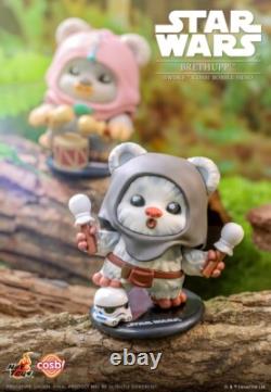 Collection de figurines Cosbi Bobble-Head Ewoks Star Wars Hot Toys (Set de 8)