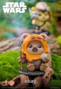 Collection de figurines Cosbi Bobble-Head Ewoks Star Wars Hot Toys (Set de 8)