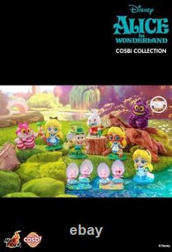 Collection de figurines Hot Toys Cosbi ALICE AU PAYS DES MERVEILLES Ensemble complet de 8 figurines