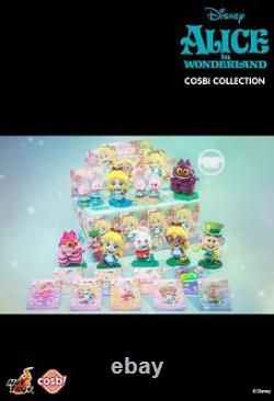 Collection de figurines Hot Toys Cosbi ALICE AU PAYS DES MERVEILLES Ensemble complet de 8 figurines