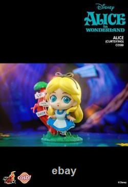 Collection de figurines Hot Toys Cosbi ALICE AU PAYS DES MERVEILLES Ensemble complet de 8 figurines