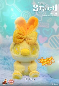 Collection de porte-clés en peluche Cosbi Stitch de Hot Toys Disney (ensemble de 6)