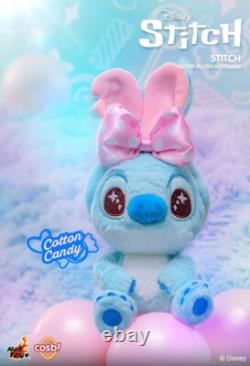 Collection de porte-clés en peluche Cosbi Stitch de Hot Toys Disney (ensemble de 6)