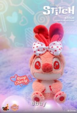Collection de porte-clés en peluche Cosbi Stitch de Hot Toys Disney (ensemble de 6)