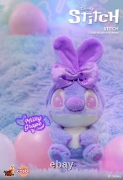 Collection de porte-clés en peluche Cosbi Stitch de Hot Toys Disney (ensemble de 6)