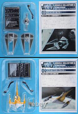 Collection de véhicules Star Wars F-toys 5 ENSEMBLE COMPLET de 6 Trading Kit MIB