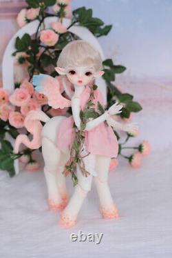 Corps de cheval animal 1/6 BJD Doll FULL SET Maquillage visage et corps Yeux Perruque Jouet pour filles