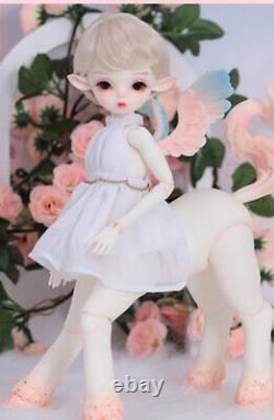 Corps de cheval animal 1/6 BJD Doll FULL SET Maquillage visage et corps Yeux Perruque Jouet pour filles