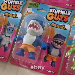 Diramix Stumble Guys Super Stretchy Monster Flex Figurines Jouets Ensemble Complet 16x