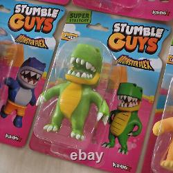 Diramix Stumble Guys Super Stretchy Monster Flex Figurines Jouets Ensemble Complet 16x