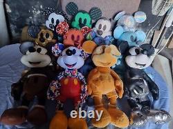 Disney Store Édition Limitée Peluche Souple Mickey Mouse Memories Ensemble Complet