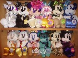 Disney Store Minnie Mouse Main Attraction Soft Toy Peluche Ensemble Complet De 12