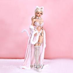 ENSEMBLE COMPLET 1/3 Poupée BJD Catwoman Femme Résine Yeux Cheveux Vêtements Maquillage Jouets pour Filles