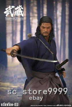 Eleven Miyamoto Musashi 1/6 Action Figure Full Set Withdouble Head Collection Jouets