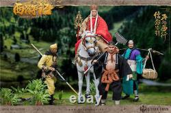 En stock 1/12 HAOYU TOYS H22030 Voyage vers l'Ouest Ensemble complet de 4 figurines et cheval