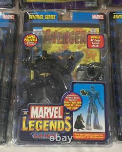 Ensemble Complet De La Série Toy Biz Marvel Legends Sentinel, Y Compris Les Variantes