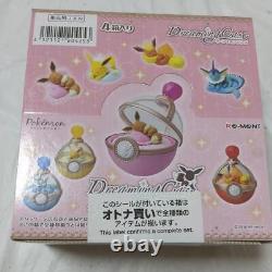 Ensemble complet de 4 figurines miniatures de jouets Re-Ment Pokemon Eevee Dreaming Case